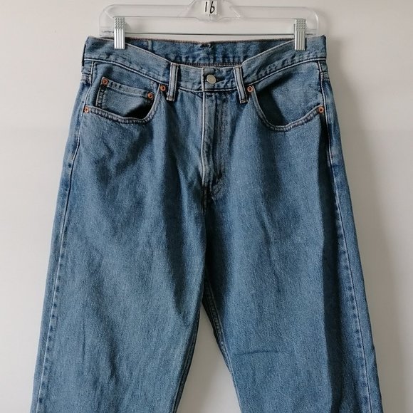 Levi's Strauss & Co. Mens Mid Rise Relaxed Fit Straight Denim Jeans Size 33x32 - Picture 3 of 8